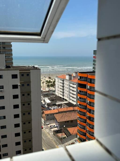 Apto Em Praia Grande, Aviacao, 150 M Da Praia! Exteriör bild